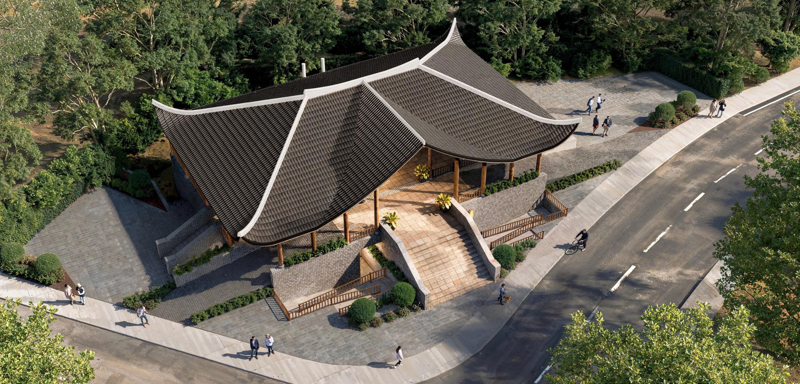 Hình ảnh 3D phối cảnh công viên nghĩa trang Hoa Viên Nghĩa Trang Hạc Cảnh Viên tại Long An