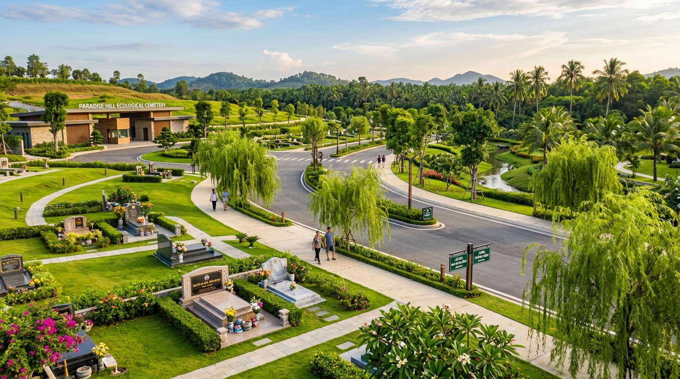Bài viết chia sẻ kinh nghiệm: Top 7 Nghĩa Trang Gần HCM Vị Trí Đẹp, Pháp Lý Chuẩn & Giao Thông Thuận Tiện Hình ảnh minh họa bài viết Top 7 Nghĩa Trang Gần HCM Vị Trí Đẹp, Pháp Lý Chuẩn & Giao Thông Thuận Tiện - Datnghiatrang.vn