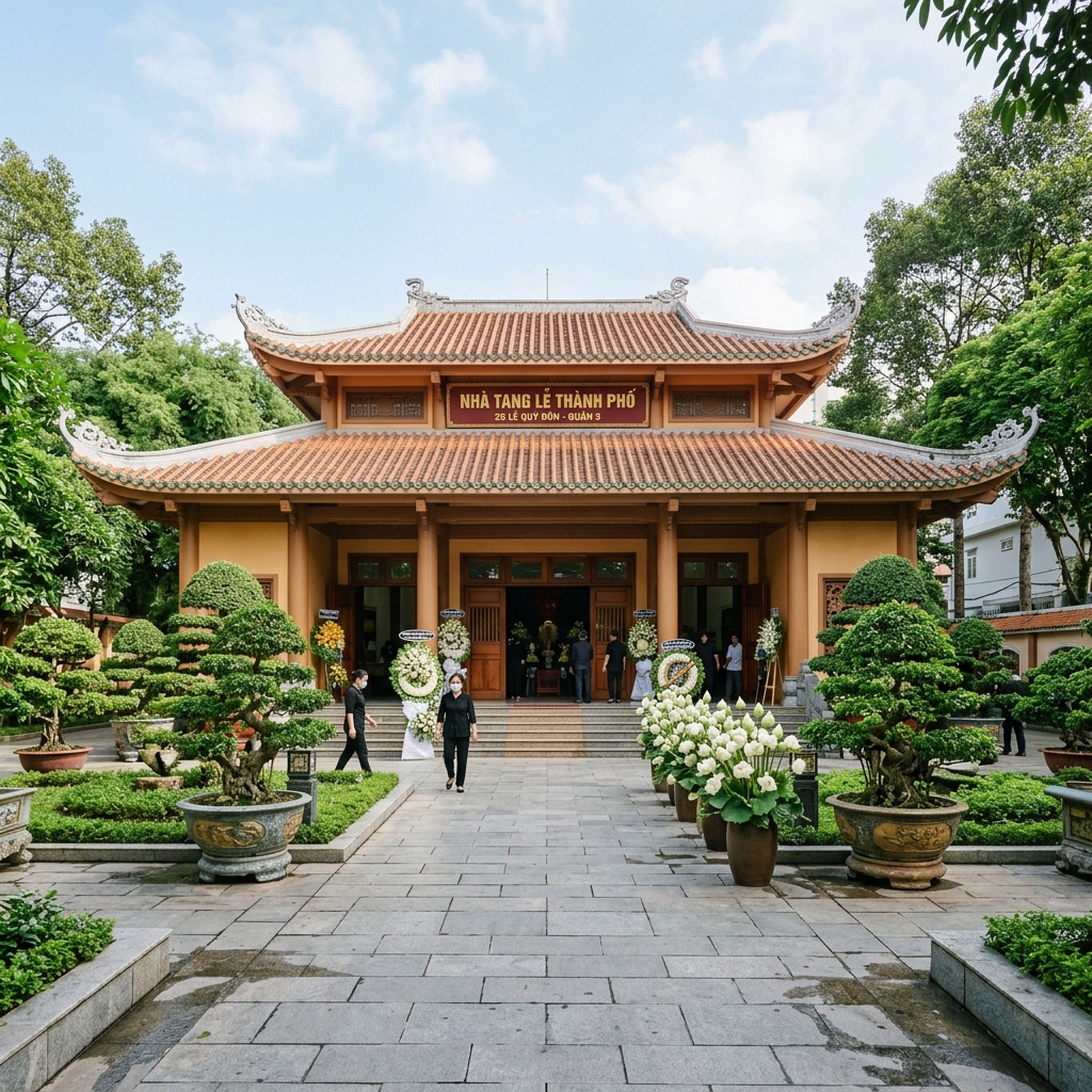 Bài viết kiến thức nghĩa trang & phong thủy: Nhà Tang Lễ Lê Quý Đôn (Nhà Tang Lễ Thành Phố) - Địa Chỉ, SĐT Ban Quản Lý & Quy Định Hình ảnh minh họa bài viết: Nhà Tang Lễ Lê Quý Đôn (Nhà Tang Lễ Thành Phố) - Địa Chỉ, SĐT Ban Quản Lý & Quy Định - Datnghiatrang.vn
