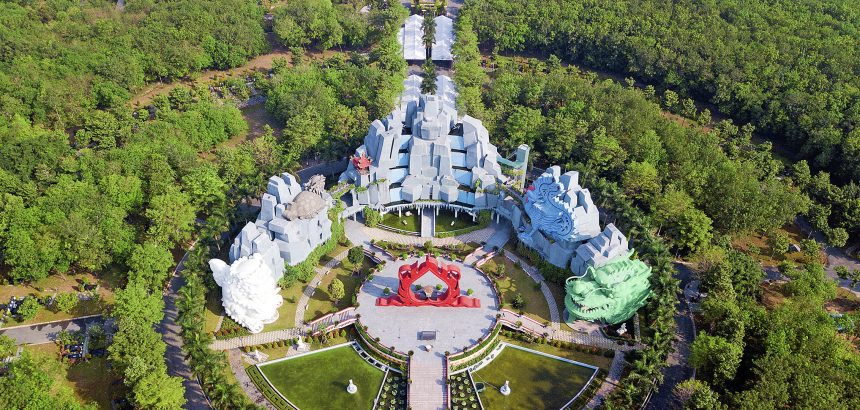 Hình ảnh 3D phối cảnh công viên nghĩa trang Hoa Viên Nghĩa Trang Bình Dương tại Bình Dương
