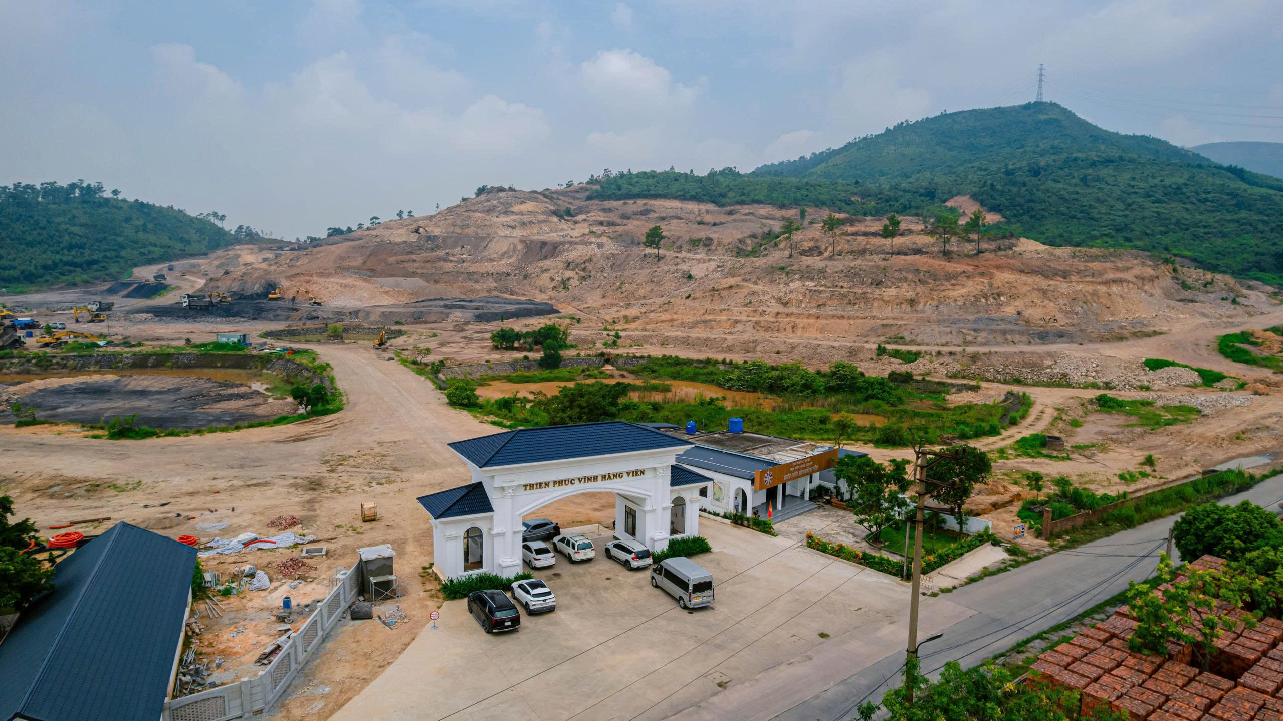 Hệ thống mương thoát nước ngầm đảm bảo công trình khô ráo khang trang